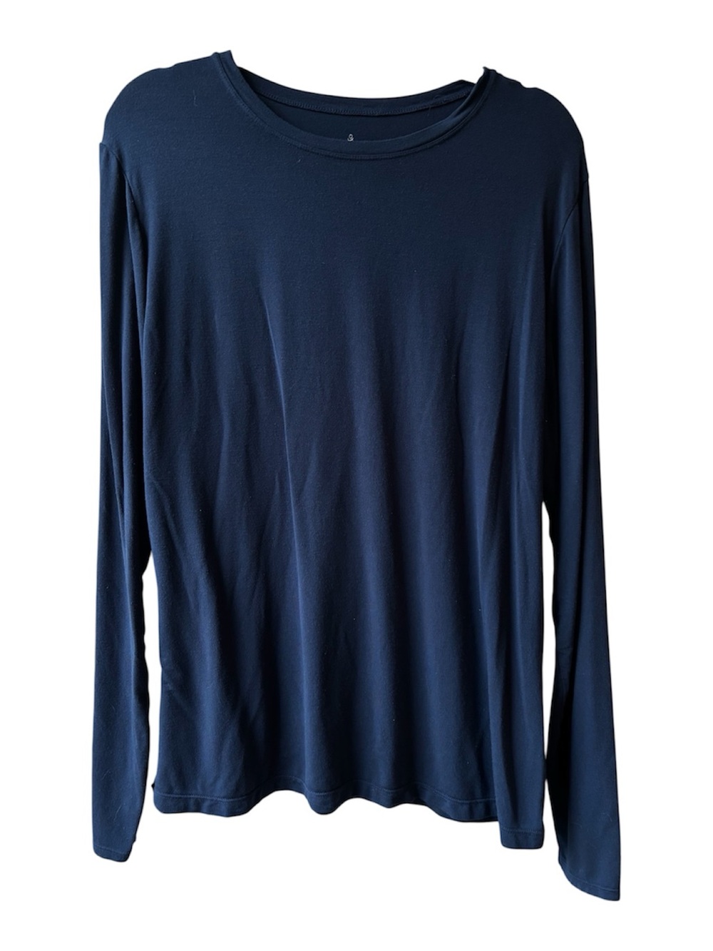 2X Cuddl Duds Stretch Modal Crewneck Top - Navy